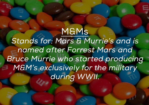 24 Popular Brand Names That are Actually Acronyms
