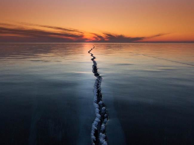 A crack in the ice