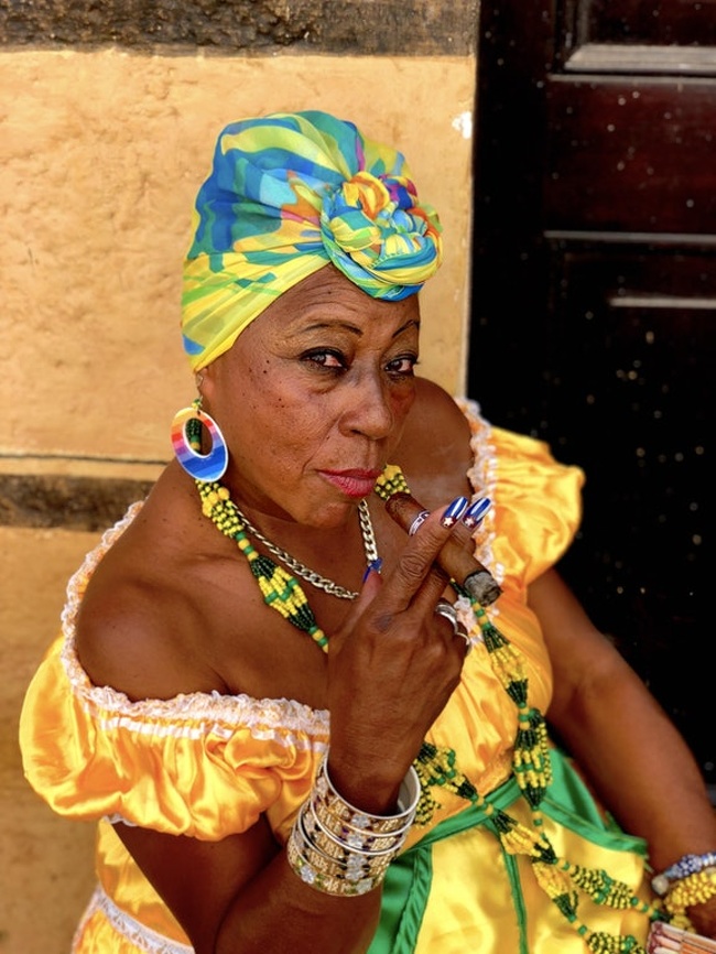 A beautiful woman in Cuba