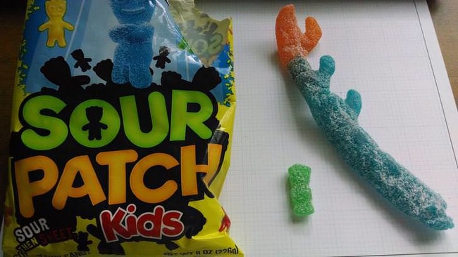 An extra long sour patch