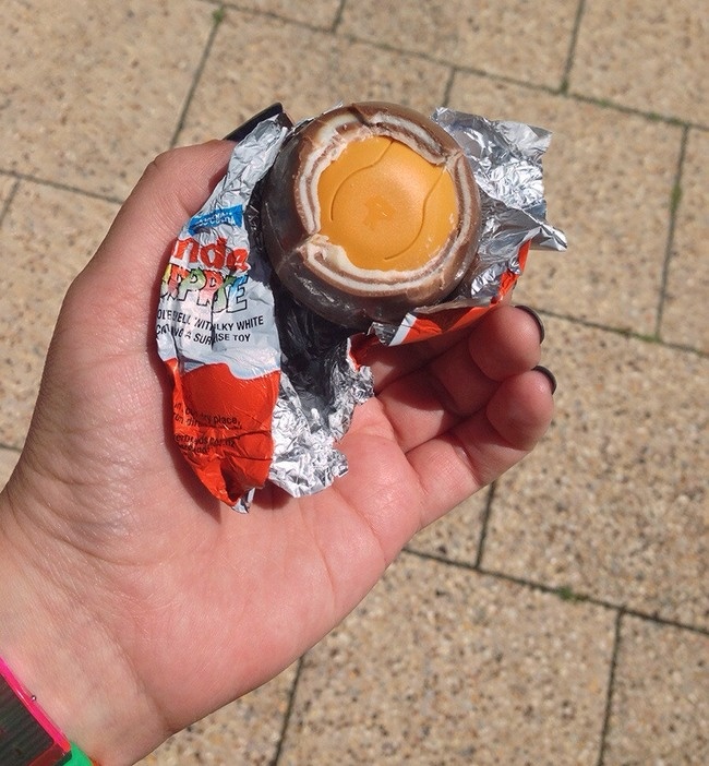That’s what I call ’Kinder Surprise’