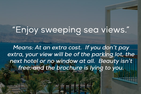 25 Key words travel sites use to trick you into booking a vacation