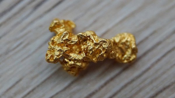 An amateur gold digger was walking on the beach near Ballarat (Australia) and found a strange object under the sand. He started digging around the object and realized it was a gold nugget that kept getting bigger and bigger.

The nugget turned out to be 11.5 lbs and it was valued at more than $300,000.