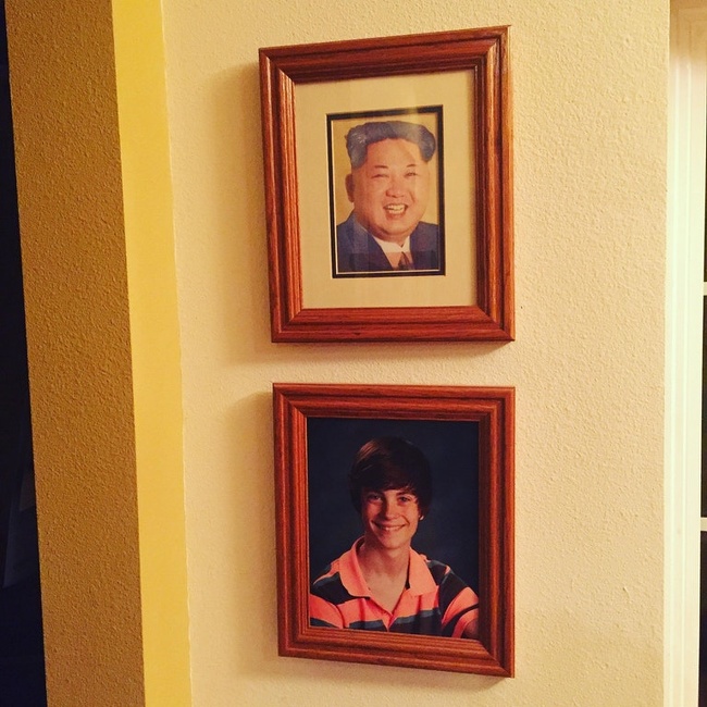 “Replaced my little sister’s graduation photo with one of the supreme leaders 3 weeks ago. Dad still hasn’t noticed.”