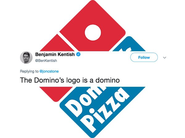dominos pizza - Benjamin Kentish The Domino's logo is a domino Donnino Pizza