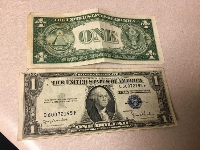 Dollar bills from 1935