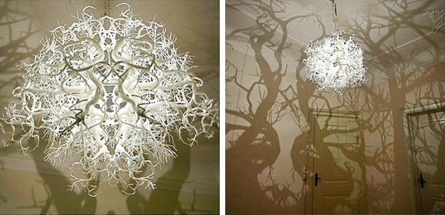 forms in nature chandelier -
