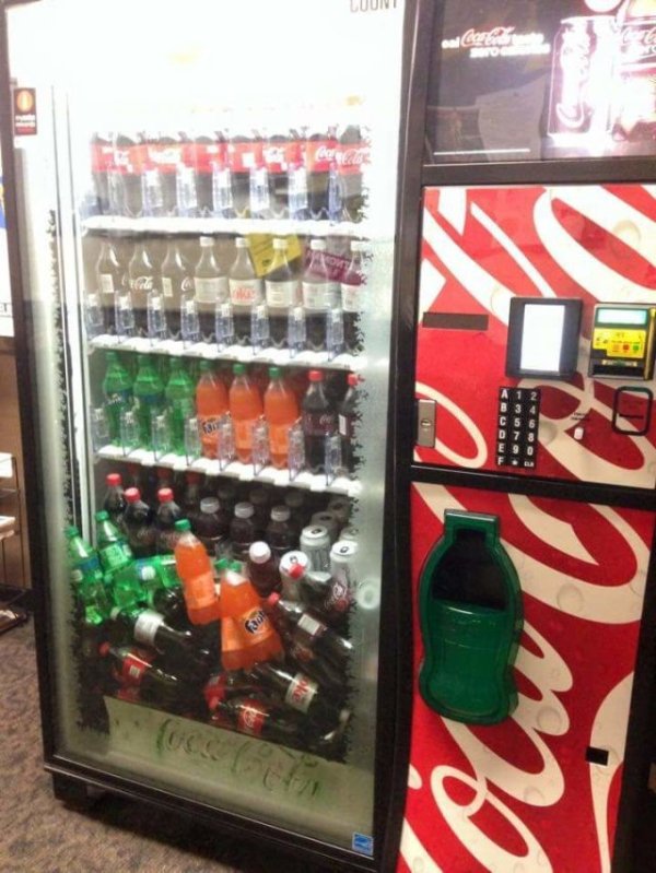 26 vending machines causing havoc