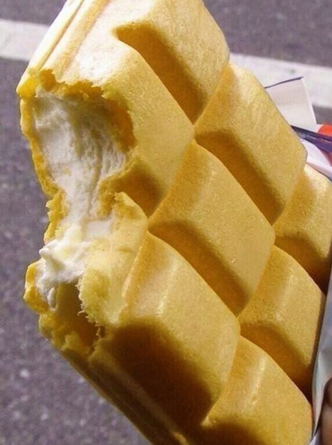 japanese waffle ice cream sandwich