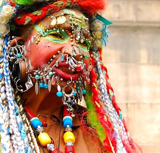 Elaine Davidson — the most pierced woman in the world