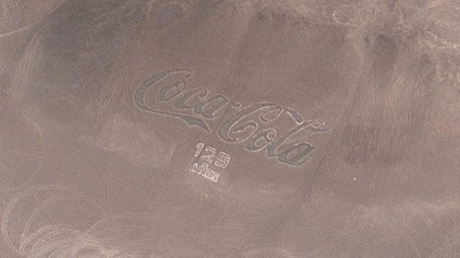 Coca-Cola logo, Arica, Arica y Parinacota, Chile