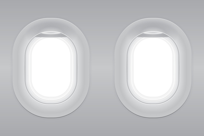 Why are plane windows rounded? In the beginning, planes had square windows. But in 1953 two plane crashes occurred and the square shape of the windows was found to be the reason for both. Where there is a corner, there is a weak spot. So, square windows having 4 corners have 4 weak spots, making them highly susceptible to cracking under stress. And actually the air pressure difference that the windows experience from inside to outside is enough of a stress. With this in mind, engineers decided to round the edges of the windows to evenly distribute the pressure and stress.