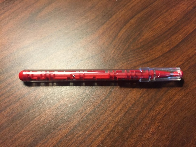 This pen with a maze inside of it