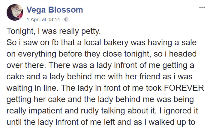 vega blossom cupcakes - Vega Blossom 1 April at @ Tonight, I was really petty. So i saw on fb that a local bakery was having a sale on everything before they close tonight, so i headed over there. There was a lady infront of me getting a cake and a lady b