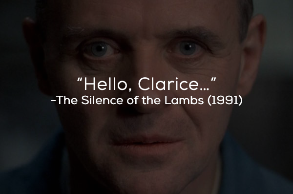 What The Film Really Said: ” Good evening, Clarice.”