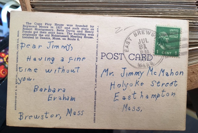 This retro postcard dated 1947 is a perfect example of how you should talk to guys