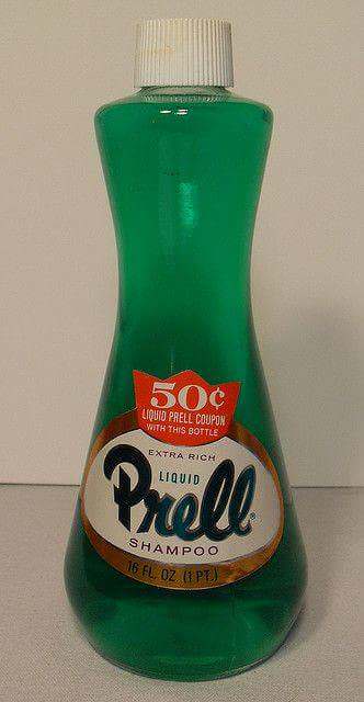 Nostalgic pic of Prell shampoo bottle