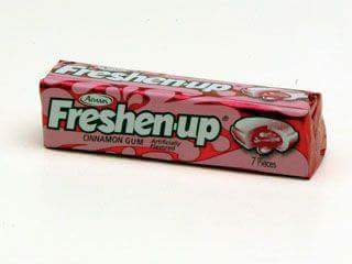 Nostalgic pic of freshen up gum