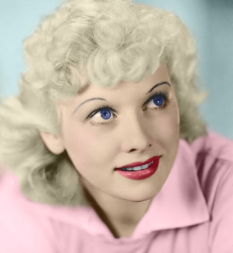 Lucille Ball, early 1940s, when she was still blonde.