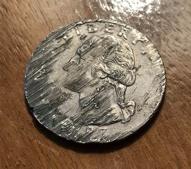 “I found this weird quarter in the middle of the woods in East Sussex, England.”