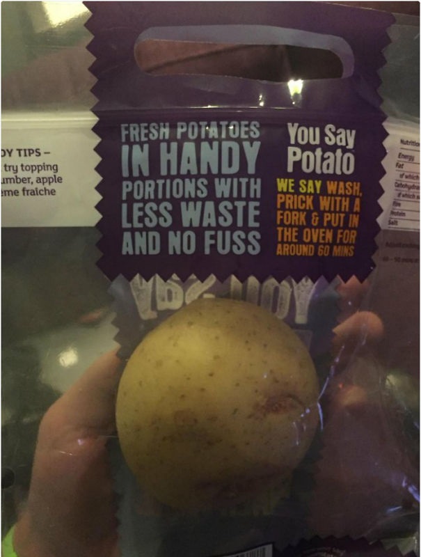 Empaquetados - Dy Tips try topping amber, apple me fraiche Fresh Potatoes You Say, In Handy Potato Portions With We Say Wash Prick With A Less Waste Fork & Putin The Oven For And No Fuss Around 60 Mins