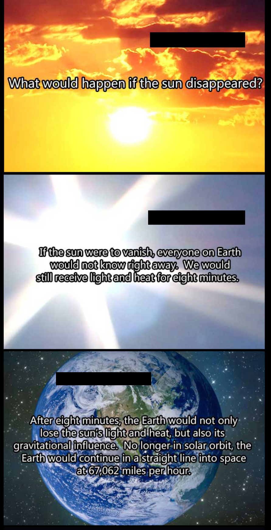 The Story Of Earth But Without The Sun