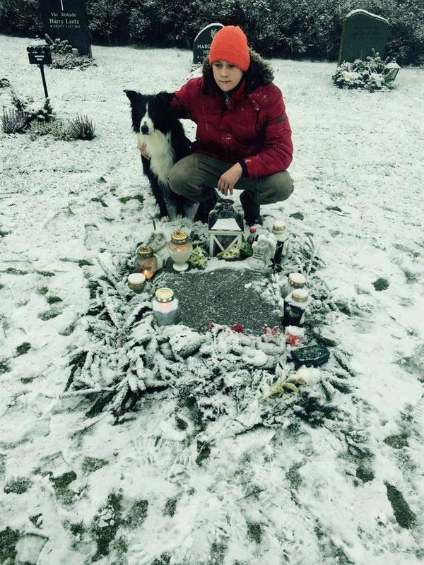 In 2014, a 16 year old was killed in Sweden and the murderer wasn’t caught until 3 years later. The murderer turned out to be one of the victim’s closest friend’s. Here he is by the victim’s graveyard shortly after the murder