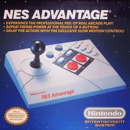 joystick - Nes Advantage Experience The Professional Feel Of Real Arcade Play! Repeat Firing Power At The Touch Of A Button! Delay The Action With The Exclusive Slow Motion Control! indi Nes Advantage Nintendo Nintendo Entertainment System