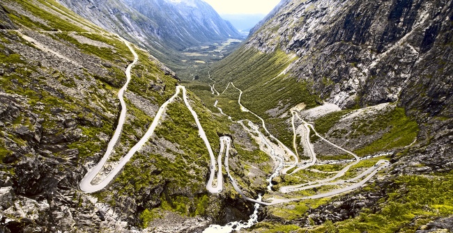Just a road in Norway