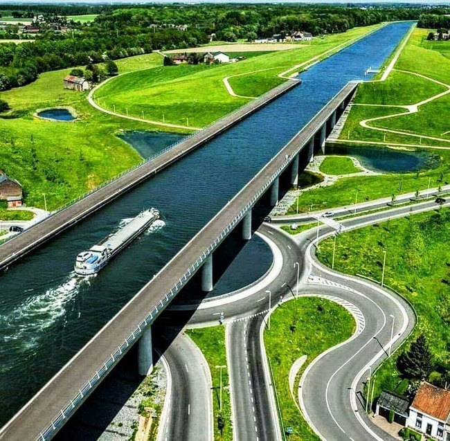 Magdeburg Water Bridge, Germany