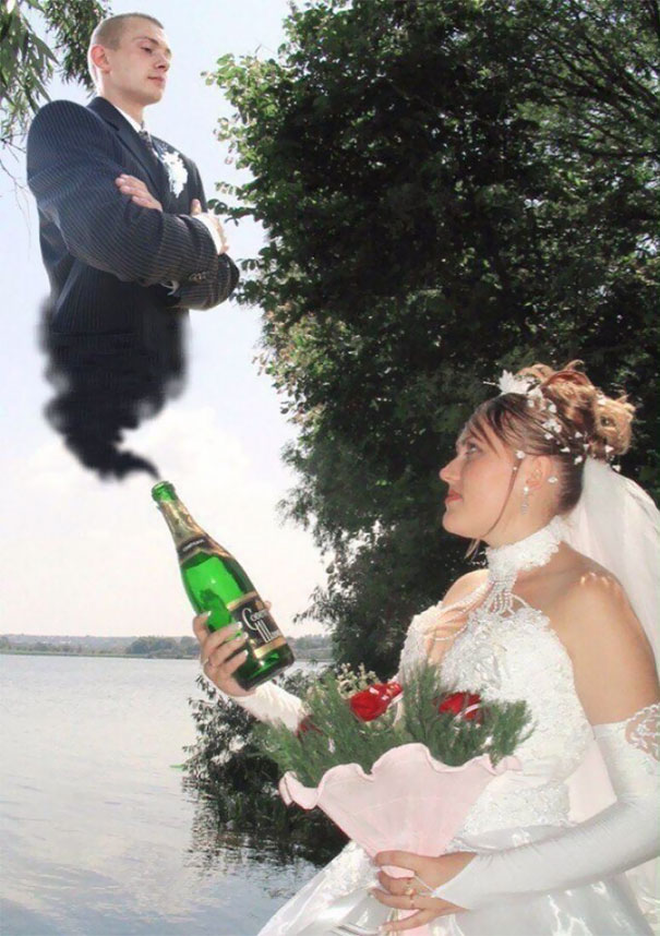 25 Incredibly Awkward Russian Wedding Photos