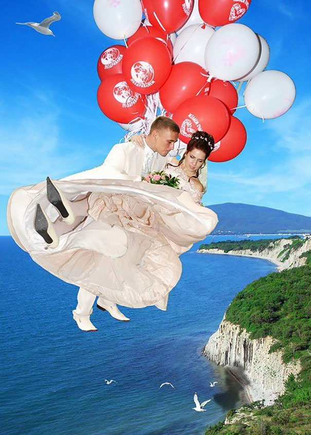 25 Incredibly Awkward Russian Wedding Photos