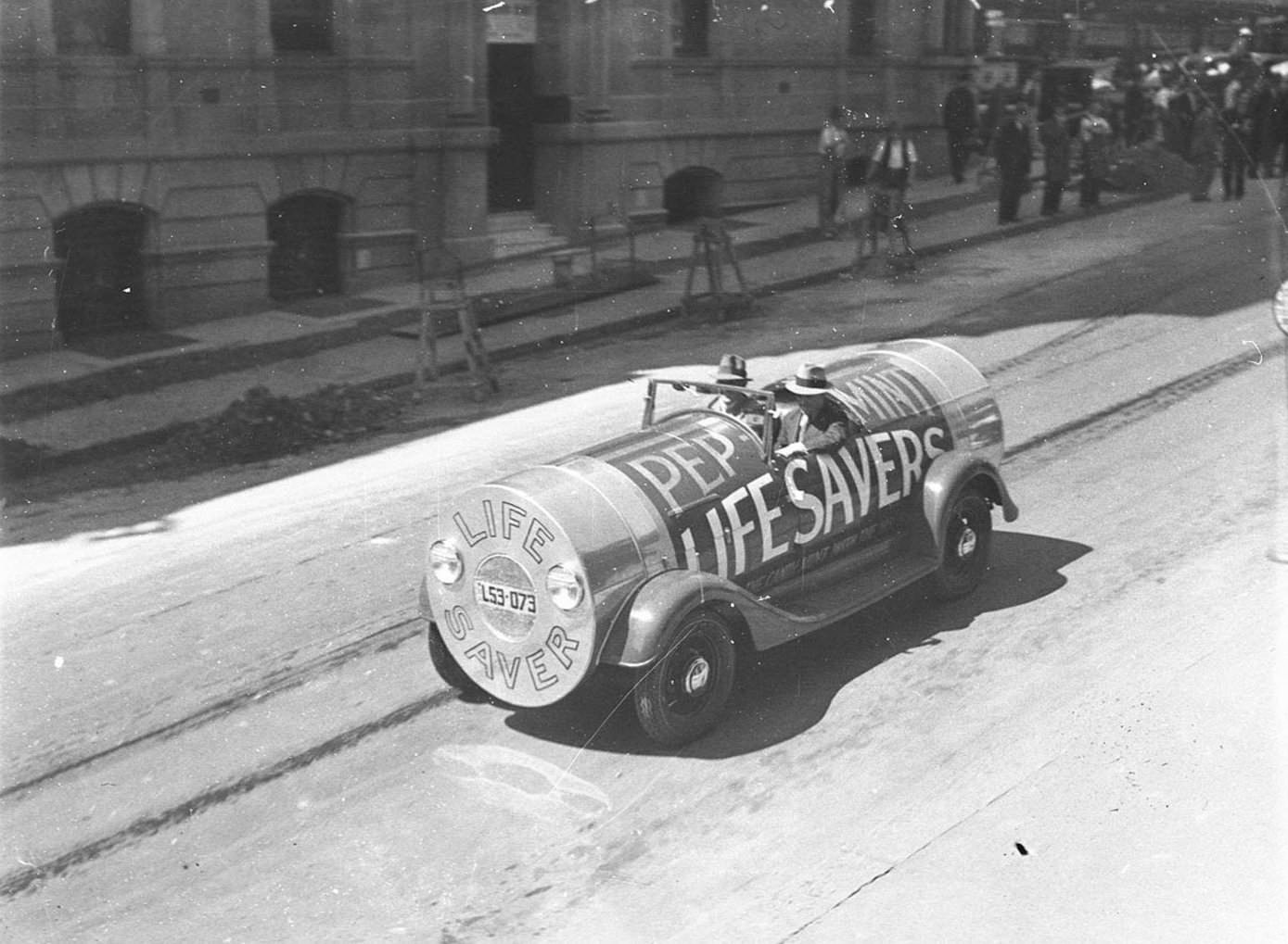 The lifesavers car in the US in 1934.