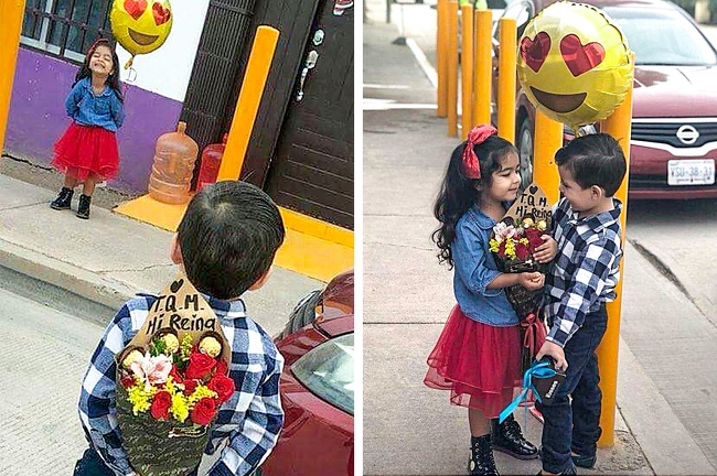 “My brother and his girlfriend on Valentine’s Day.”