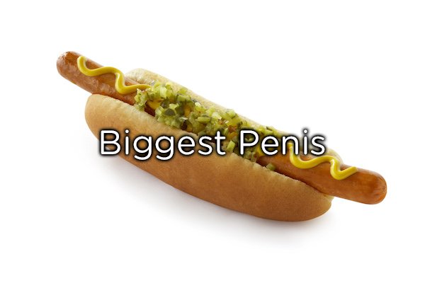 Jonah Falcon, Mr. Steal Yo Girl, has the largest erect penis ever measured at 13.5 inches.