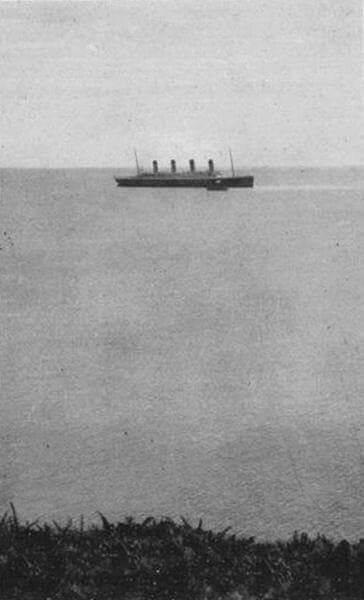Taken 106 years ago. The last picture taken of Titanic afloat