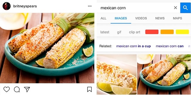Which came first — the Instagram corn or the Google corn?