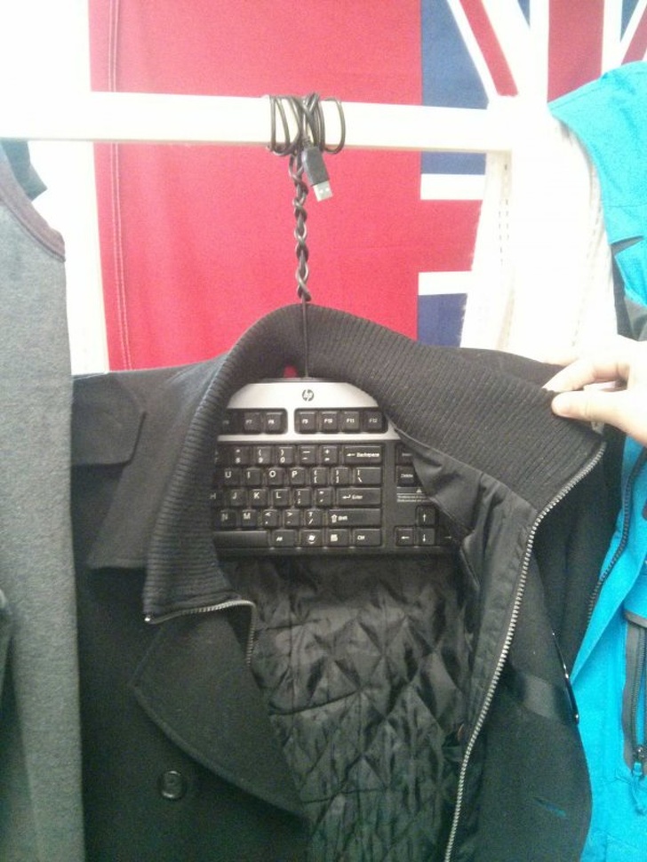 Too many old keyboards and not enough coat hangers? Problem solved!