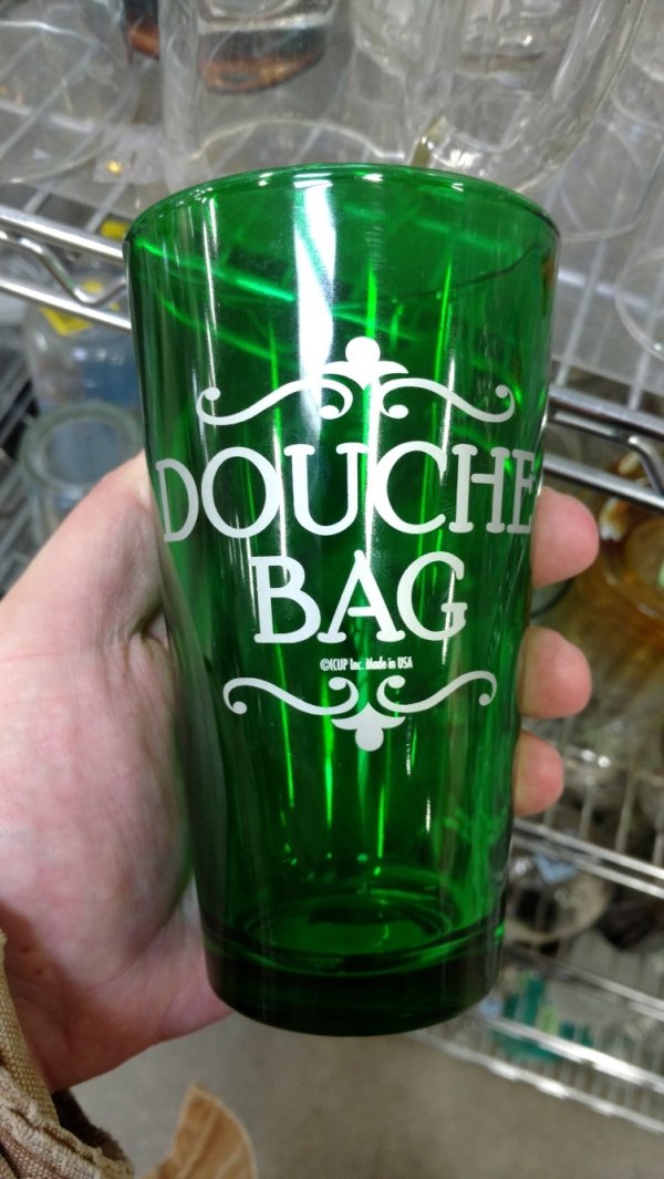 pint glass - Douche Bag Cicup ac, Made in Usa