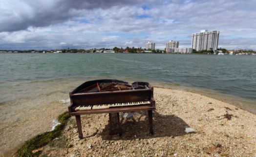 A giant piano in Miami, Florida