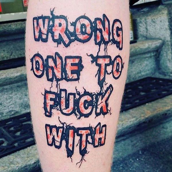 tattoo - Wrong Ore 70 Fuck