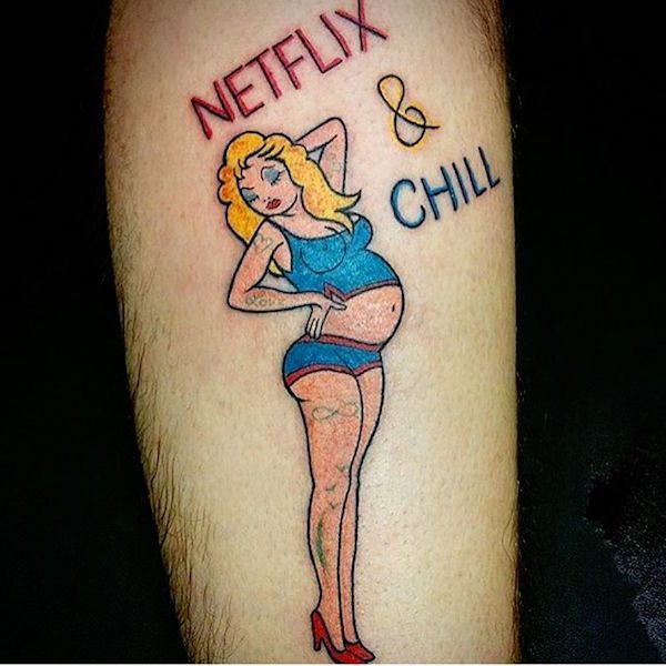 netflix and chill tattoos - Netflix 5 Chill
