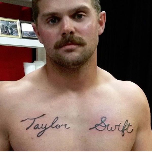 trashy tattoos men - Taylor Swift