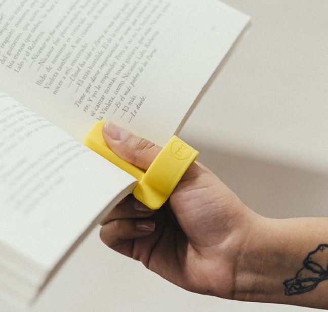 A page holder to prevent pages from turning in your book