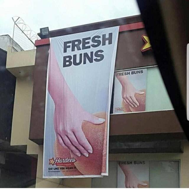 hardees buns ad - Fresh Buns Fresh Buns Hardees Eat You Meani Fresh Buns