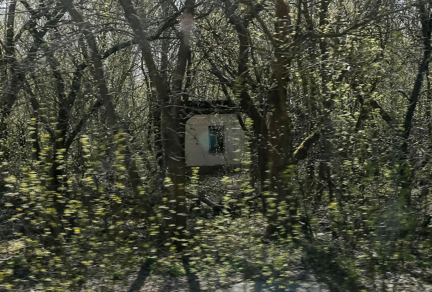 abandoned house near Chernobyl