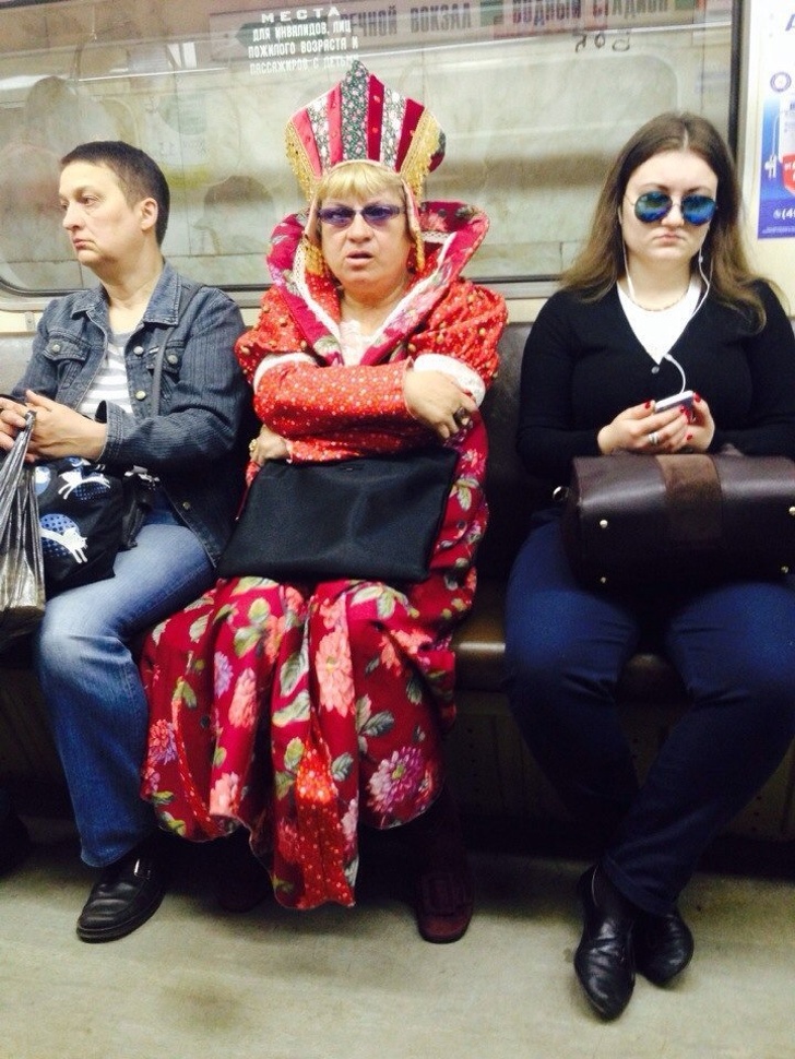 Even Emperors use the subway.