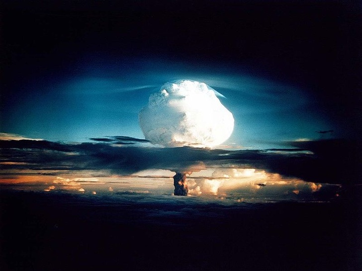 Nuclear weapon test Mike on Enewetak Atoll, November 1, 1952