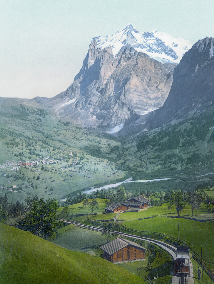 A Swiss village, Grindelwald, 1900