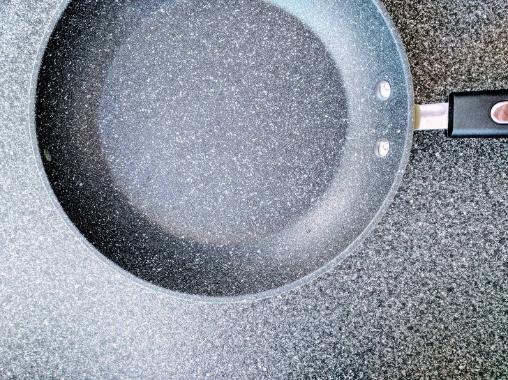 “My new frying pan is a perfect match for my countertop.”